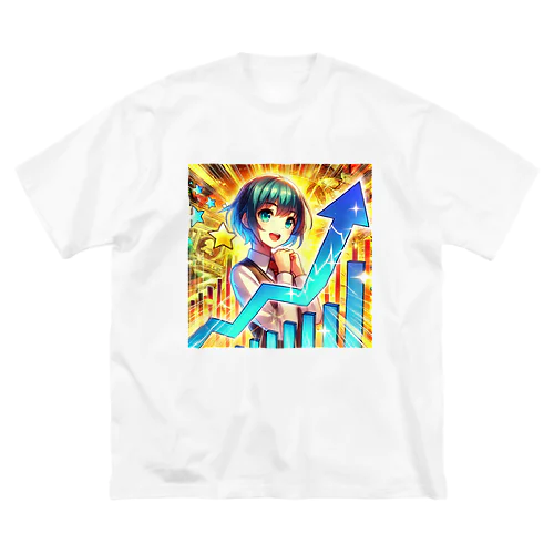 株価高騰 ビッグシルエットTシャツ