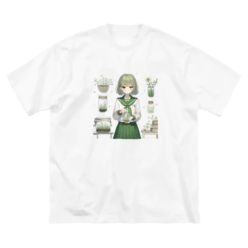 ガーデニング部の翠 ビッグシルエットTシャツ