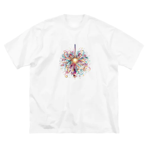 線香花火 No1 ビッグシルエットTシャツ