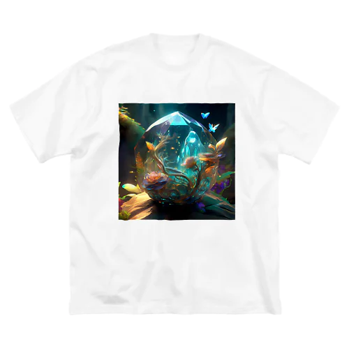 幻想世界_水晶 Big T-Shirt