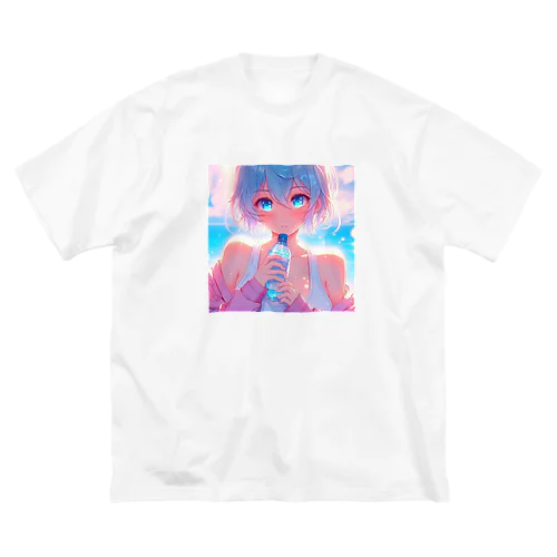 暑いから水分補給♪ ビッグシルエットTシャツ