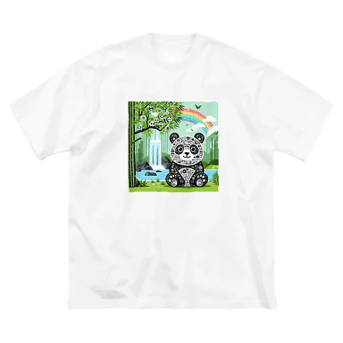 デジタルアートパンダ Big T-Shirt