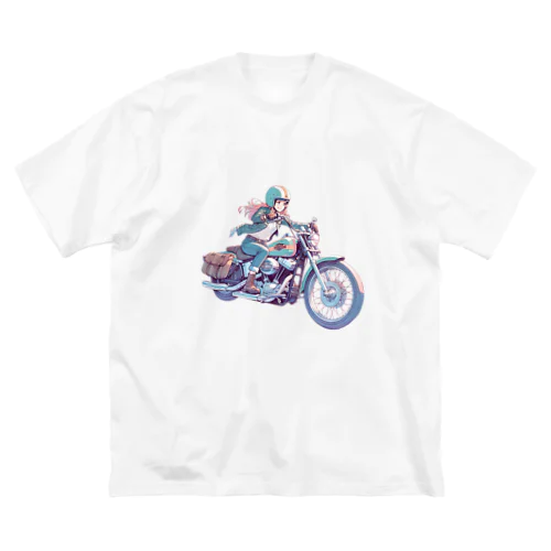 バイク女子 08 ビッグシルエットTシャツ