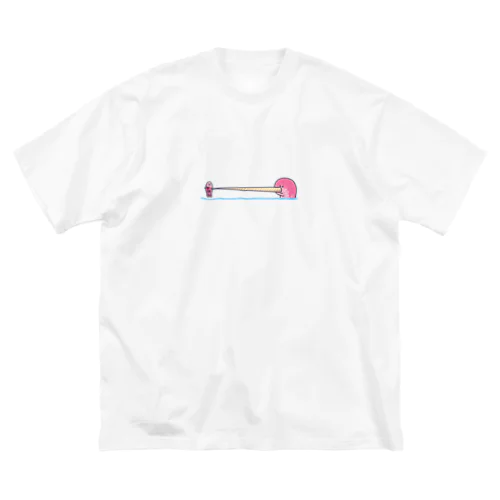 イッカク君ピンクver. ビッグシルエットTシャツ