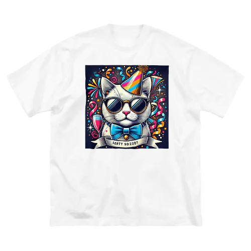 パリピネコ ビッグシルエットTシャツ