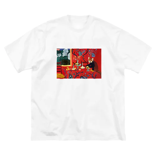 【BIG】健やかな赤のハーモニー【parody art】 ビッグシルエットTシャツ