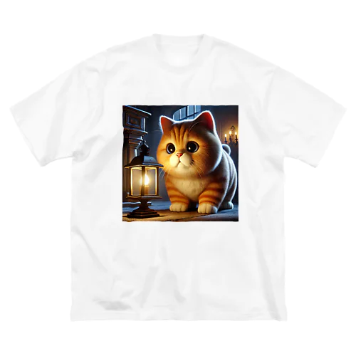 魔法のランタン子猫ちゃん ビッグシルエットTシャツ