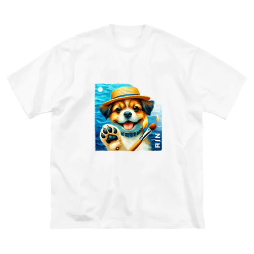 この画像は、夏の終わりをほのかに感じる心温まる瞬間を捉えています。 Big T-Shirt