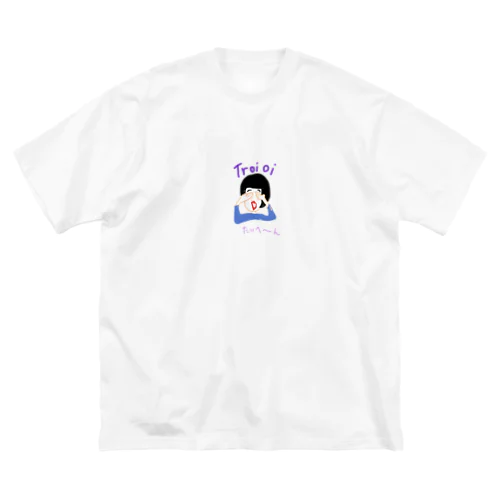 Troi oi girl ビッグシルエットTシャツ