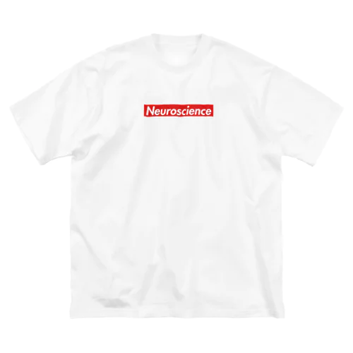 Supreme風Neuroscienceシャツ (白)  Big T-Shirt