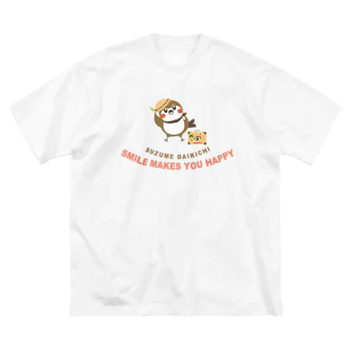 Hello! すずめだいきち ビッグシルエットTシャツ