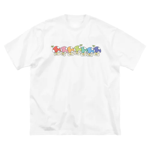 行列レインボーきのこ Big T-Shirt