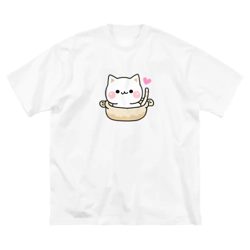 気づかいのできるネコ　ねこ鍋 Big T-Shirt