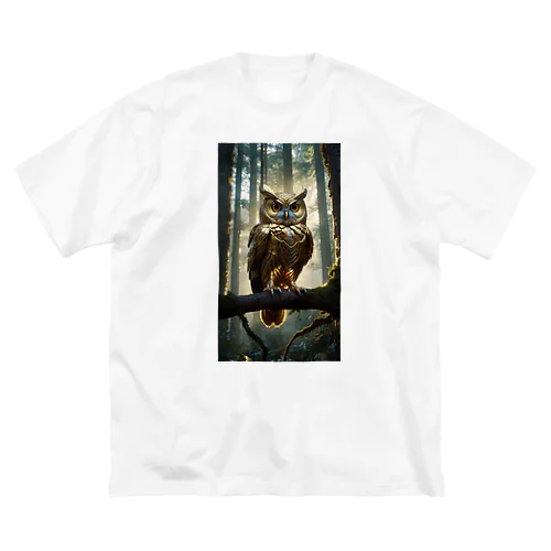 幸福なふくろう Big T-Shirt