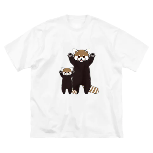 レッサーパンダ息子も参戦 ビッグシルエットTシャツ