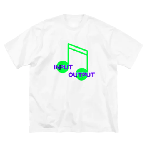 INPUT OUTPUT ビッグシルエットTシャツ