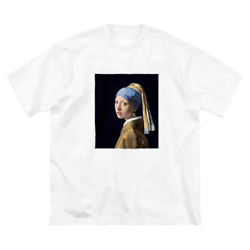 フェルメール / 真珠の耳飾りの少女(The Girl with a Pearl Earring 1665) 루즈핏 티셔츠