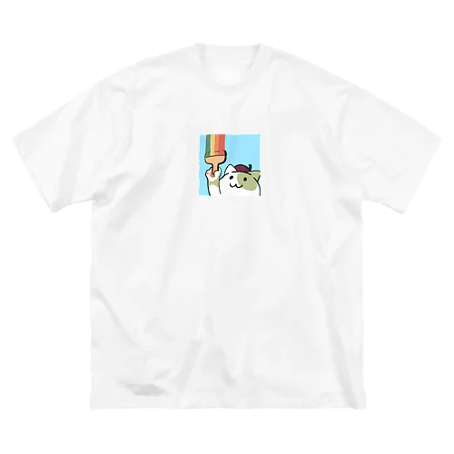 べれニャン（お絵かきコラボ） ビッグシルエットTシャツ