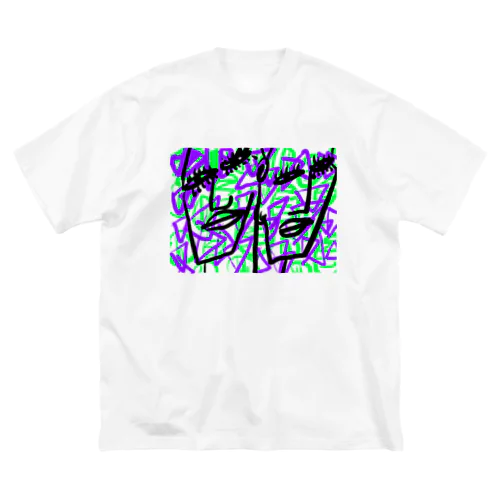 SKIN HEAD PURPLE ビッグシルエットTシャツ