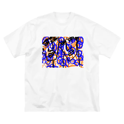 SKIN HEAD ORANGE ビッグシルエットTシャツ