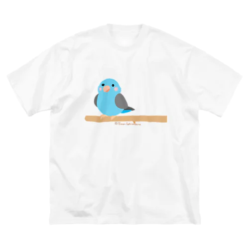 ポチャルリハインコ ビッグシルエットTシャツ