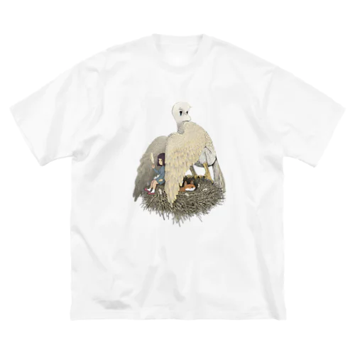 鳥人間と少女 Big T-Shirt