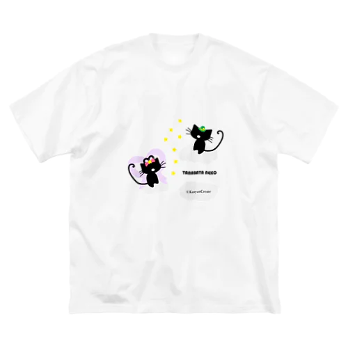 七夕猫 ビッグシルエットTシャツ