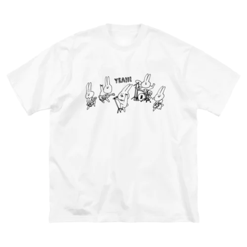 ろっくばんどうさぎ ビッグシルエットTシャツ