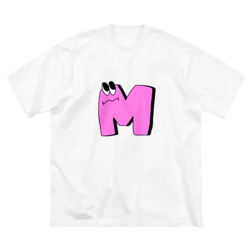 アルファベットくんシリーズ　「Ｍ」 ビッグシルエットTシャツ