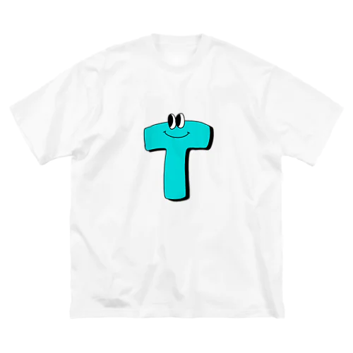 アルファベットくんシリーズ　「Ｔ」 ビッグシルエットTシャツ