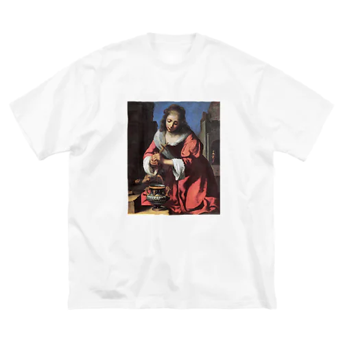 聖プラクセディス / フェルメール(Saint Praxedis 1655) Big T-Shirt