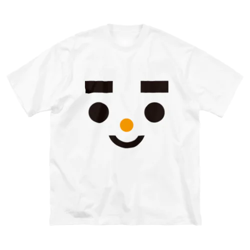 雪だるま ビッグシルエットTシャツ