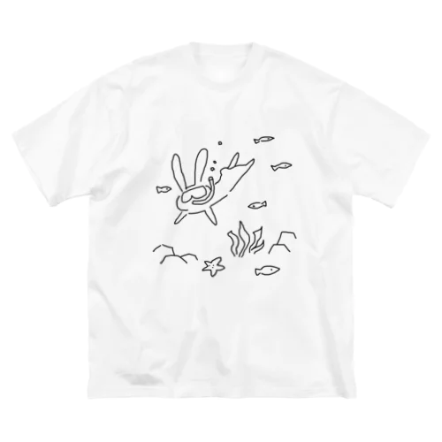 なつみ暑さとのたたかい③ ビッグシルエットTシャツ