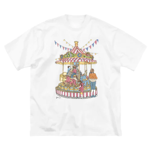 メリーゴーランド（透過） ビッグシルエットTシャツ