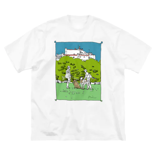 散歩道、出会い（透過） Big T-Shirt