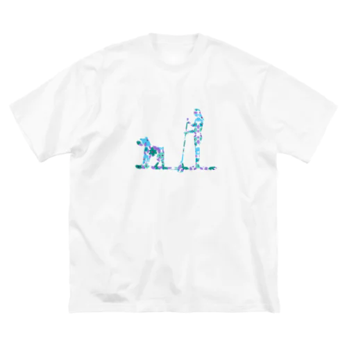 SupDog　シュナウザー ビッグシルエットTシャツ