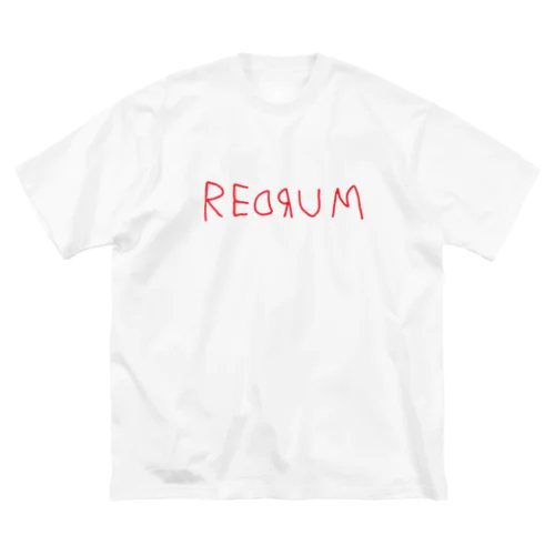 REDRUM レッドラム ロゴ ビッグシルエットTシャツ