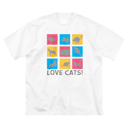 LOVE CATS! Big T-Shirt