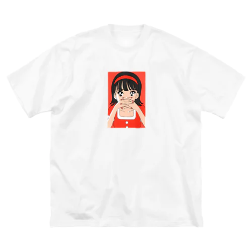 乙女のたくらみ（red） ビッグシルエットTシャツ