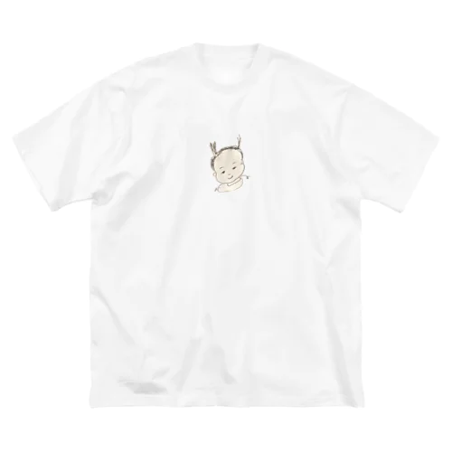 娘の似顔絵 ビッグシルエットTシャツ