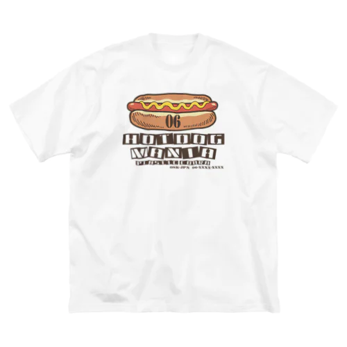 HOT DOG MANIA ビッグシルエットTシャツ