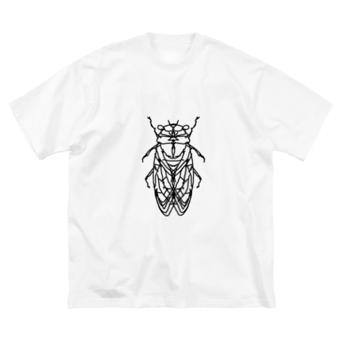 cicada☆モノトーンバージョン　(せみ)　Full of vitality　(フル　オブ　バイタリティ) Big T-Shirt