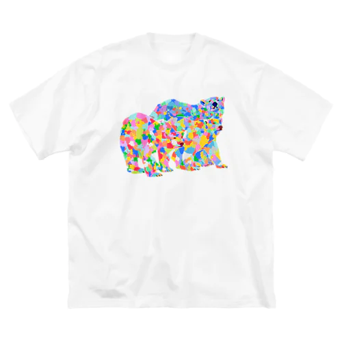 カラフルなシロクマ Big T-Shirt