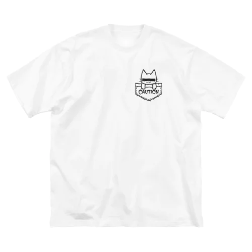 ぽけっとねこ ビッグシルエットTシャツ