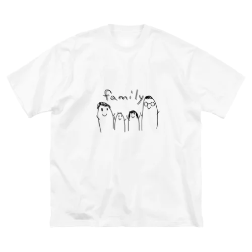 ふぁみりー ビッグシルエットTシャツ