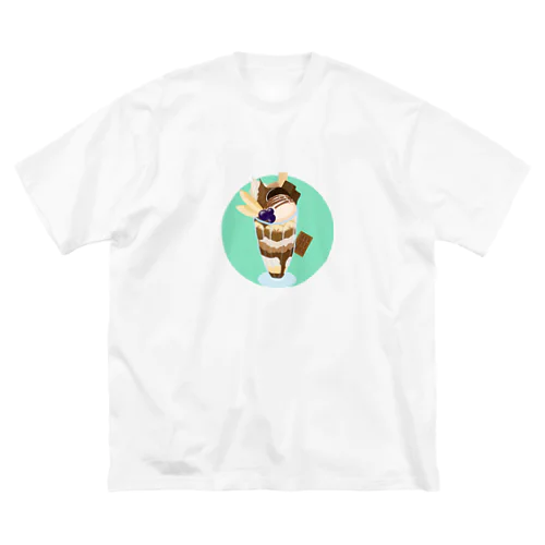 チョコレートパフェ  グリーン Big T-Shirt