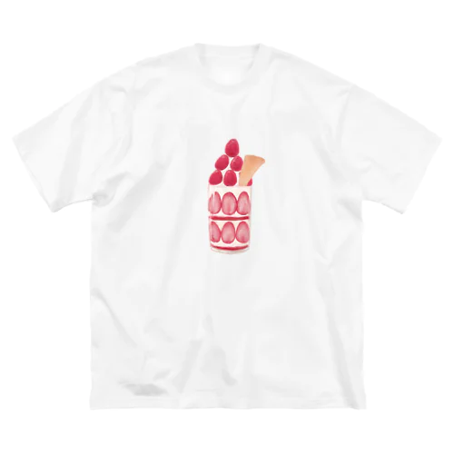 いちごパフェ ビッグシルエットTシャツ