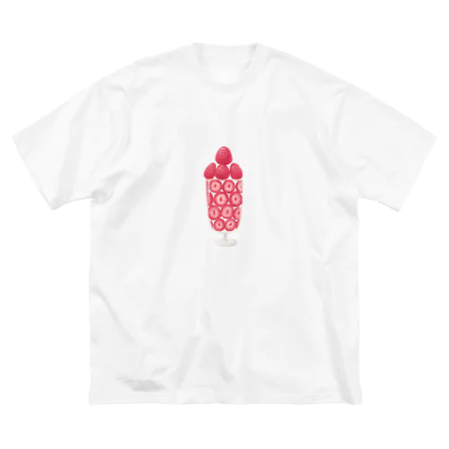 いちごパフェ ビッグシルエットTシャツ