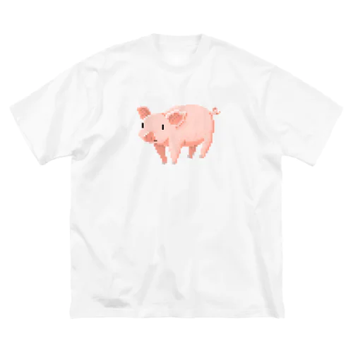 豚 ビッグシルエットTシャツ