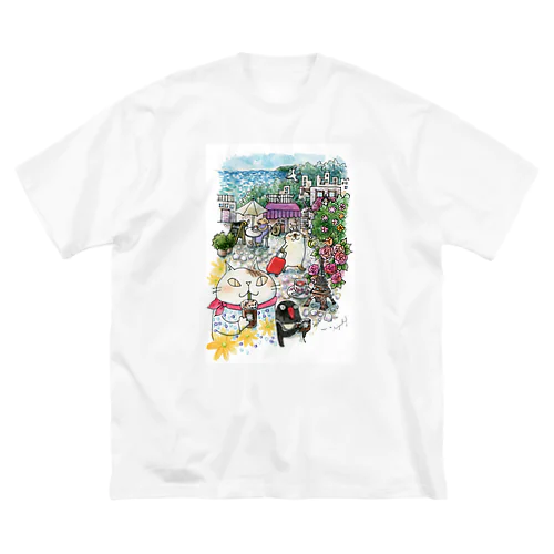 猫とペンギンと旅気分 Big T-Shirt